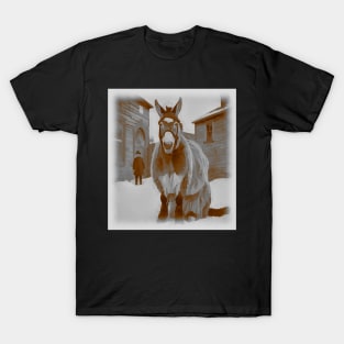 Christmas cat donkey T-Shirt